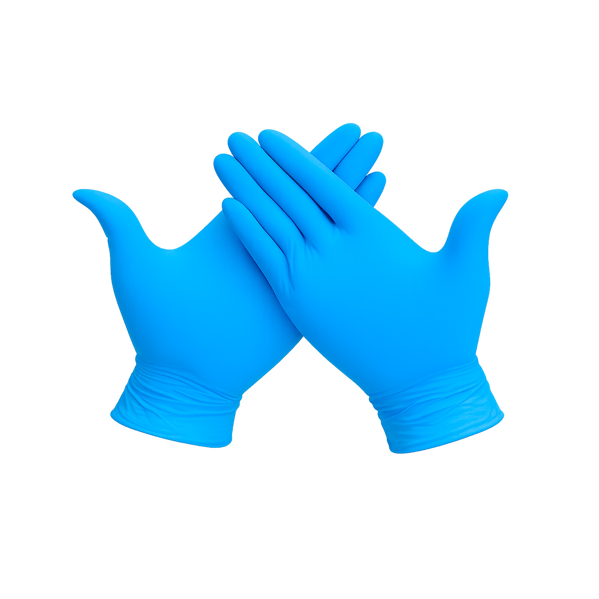 GUANTES DE NITRILO AZUL SIN POLVO 3.5G - 10 CAJAS